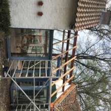 Vervangen Balken Veranda Afromosia